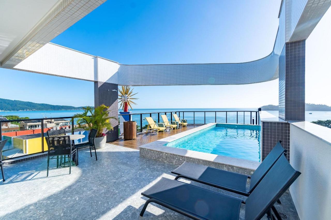 Aion Suites 204 - Compacto E Luxuoso Loft - Rooftop Com Piscina E Academia - A Poucos Passos Da Praia Бомбиняс Екстериор снимка